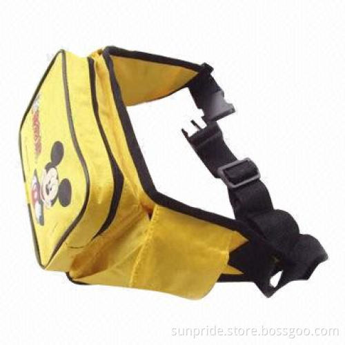 600D Waist Bag/Pack, Measures 47 x 15cm, with 3 Pockets, Wide Webbing and Good Quality Buckle